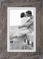 Malden Ridge Linear Distressed Frame - Gray