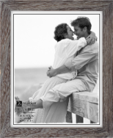 Malden Ridge Linear Distressed Frame - Gray