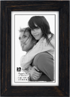 Malden Linear Distressed Frame - Black