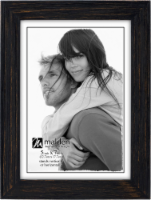 Malden Linear Distressed Frame - Black