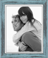 Malden Williamsburg Linear Picture Frame - Blue Perspective: Main