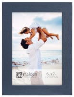 Malden International Designs Ridge Linear Picture Frame - Navy Blue Perspective: Main