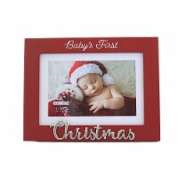 Christmas Baby's First Christmas Frame Wood Free Standing Hanging 8050046