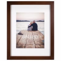 Malden International Designs Gallery Collection 11 x 14 Inch Walnut Picture Frame Perspective: Main