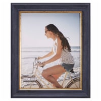 Malden Blue Scoop with Gold Picture Frame