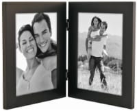 Malden Double Linear Picture Frame - Black
