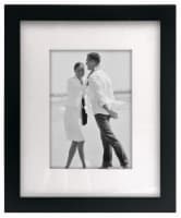 Malden Matted Linear 5 x 7 Picture Frame - Black