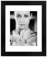 Malden Manhattan Matted Wood Picture Frame - Black Perspective: Main