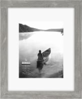 Malden Manhattan Picture Frame with Double Mat - Gray Perspective: Main