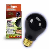 Energy Savers EN67137 Night Black Heat Incandescent Bulb- 50 Watts