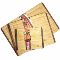Island Bamboo Cutting Board 3pc Set