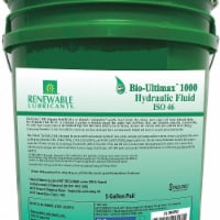 Renewable Lubricants Hydraulic Oil,Bio,Ultimax 1000,5 Gal,46  81014
