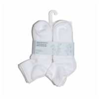 Davco® Cotton No Show Socks - White Perspective: Main