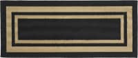Garland Borderline Floor Runner - Black Perspective: Main