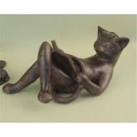 Youngs 10616 Resin Reading Cat