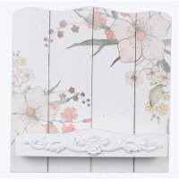 Youngs 11236 Cottage Core Wood Tabletop Cook Book Holder