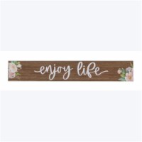 Youngs 11577 Wood Enjoy Life Wall Sign