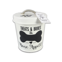 Ceramic Dog Treat Jar Perspective: Main