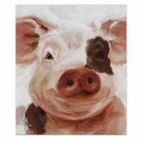 Youngs 17481 Canvas Pig Wall Art