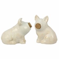 Youngs 17692 Ceramic Piggy Pepper & Shakers - Set of 2