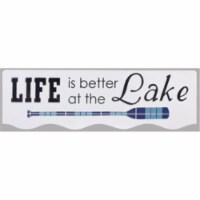 Youngs 20611 Punched Metal Lake Wall Sign