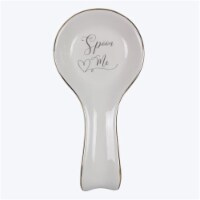 Youngs 21675 Ceramic Love Spoon Rest