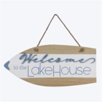 Youngs 21827 Wood Boat Shaped Welcome Sign