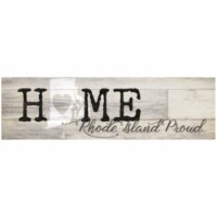 Youngs 37299 Wood Home Rhode Wall Plaque