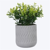 Youngs 72344 Ceramic Planter with Greenery