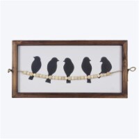 Youngs 72407 Wood Birdson Limb Wall Sign