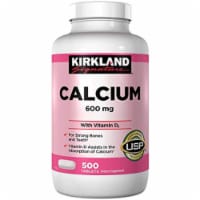 Kirkland Signature Usp Verified Calcium 600mg Plus D3 with Vitamin D3