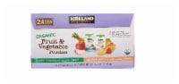 Kirkland Signature Organic Fruit & Vegetable Pouches (24/3.2 Oz Net Wt 76.8 Oz),