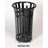Witt Industries M2000-BK Urn basket with black galvannealed liner- black