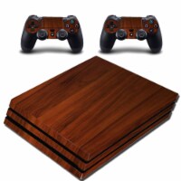 VWAQ Wood PS4 Pro Skins Wooden Wrap - PPGC4