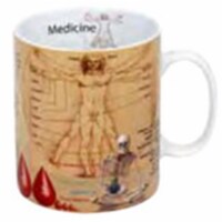 Konitz 44 1 330 1909 Mugs of Knowledge Medicine - Set of 4