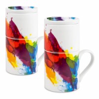 Konitz 42 5 618 1694 Multi Coffee for One on Color Mugs - Set of 2