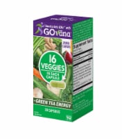 GoVana™ 16 Veggies Green Tea Energy Capsules Perspective: Main