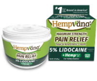 Hempvana® Maximum Strength Pain Relief Topical Anesthetic Cream with Lidocaine Perspective: Main