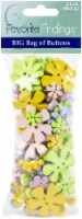 Blumenthal Favorite Findings Big Bag Of Buttons-Pastel Flowers 3.5oz