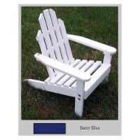 Prairie Leisure Design Kiddie Adirondack Chair - Berry Blue