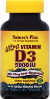 Natures Plus Ultra Vitamin D3 with Trans-Resveratrol