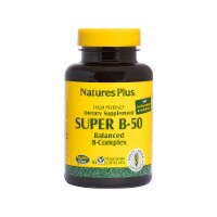 Natures Plus Super B-50 Balanced B-Complex Capsules 90 Count Perspective: Main