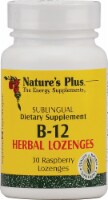 Nature's Plus B-12 Raspberry Herbal Lozenges Perspective: Main