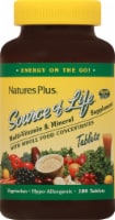 Natures Plus Source Of Life Multi-Vitamin & Mineral Tablets 180 Count