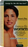 Nature's Plus Source of Life Women Multi-Vitamin and Mineral Tablets