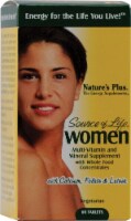 Nature's Plus Source of Life Women Multi-Vitamin and Mineral Tablets