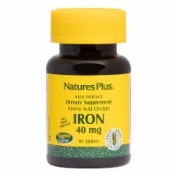 Natures Plus Iron Tablets 40mg Perspective: Main