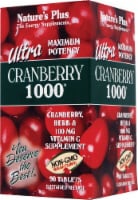 Nature's Plus Ultra Cranberry Tablets 1000 mg Perspective: Main