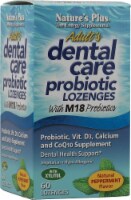 Nature's Plus  Adult's Dental Care Probiotic Lozenges   Peppermint Perspective: Main