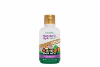 Natures Plus Animal Parade Gold Children's Liqiud Multi-Vitamin & Mineral Supplement Perspective: Main